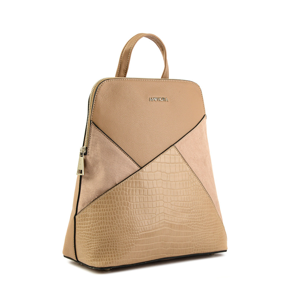 Corinne taupe medium backpack