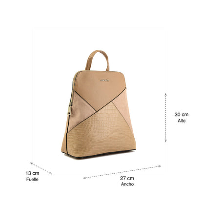 Corinne taupe medium backpack