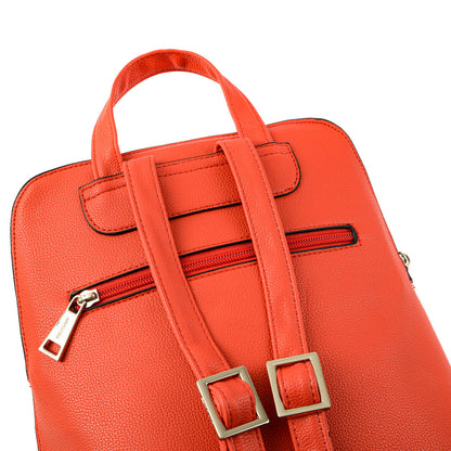 Tomato red Corinne medium backpack