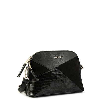 Small black corinne crossbody bag
