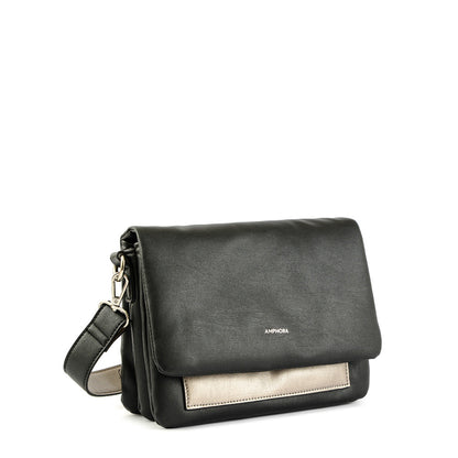 Arieli medium black crossbody wallet