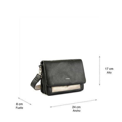 Arieli medium black crossbody wallet