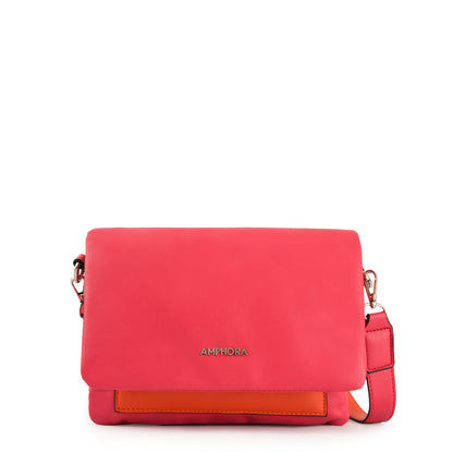 Arieli crossbody bag with medium fuchsia cover