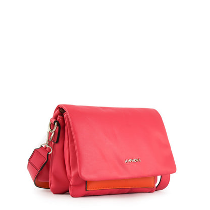 Arieli crossbody bag with medium fuchsia cover