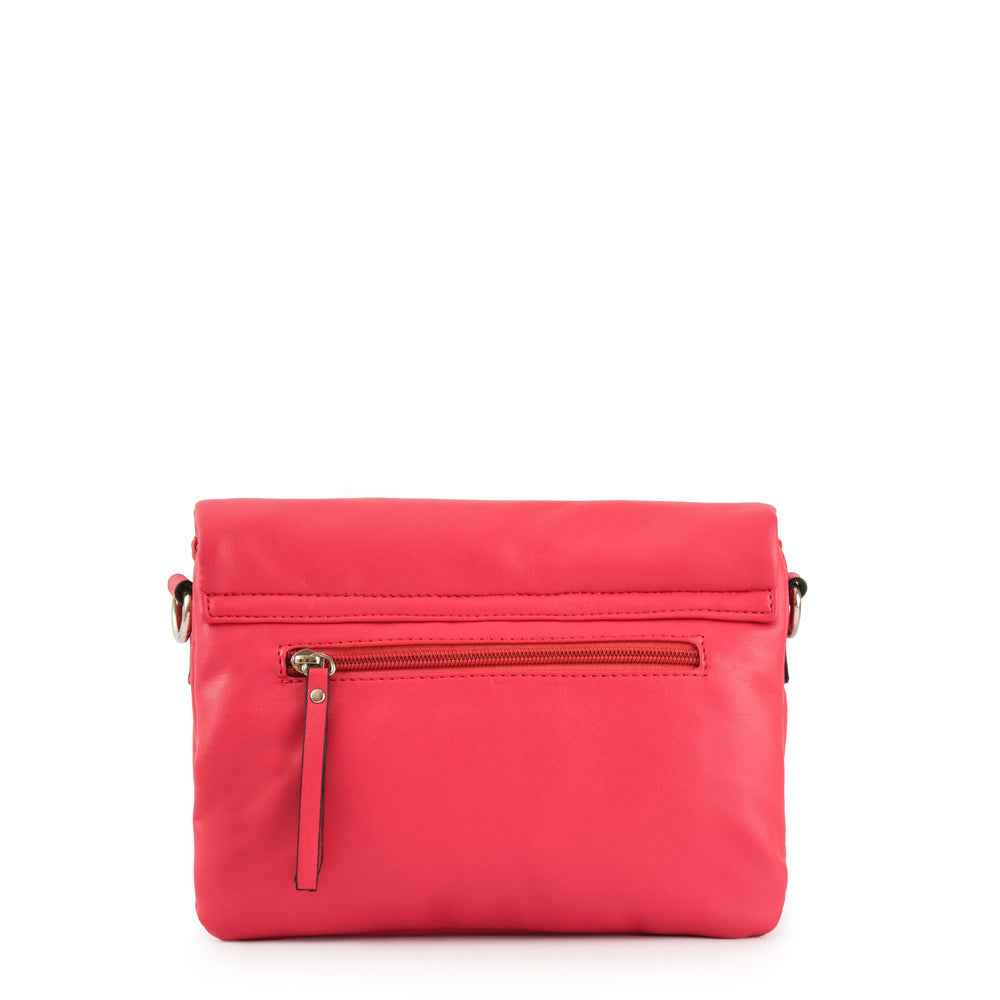 Arieli crossbody bag with medium fuchsia cover