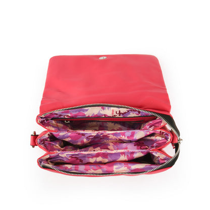 Arieli crossbody bag with medium fuchsia cover