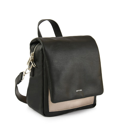 Arieli Medium Black Lid Backpack