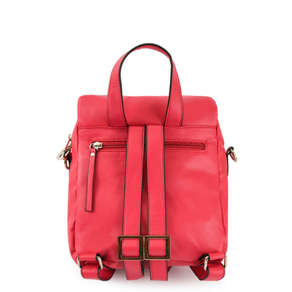 Arieli backpack with medium fuchsia lid