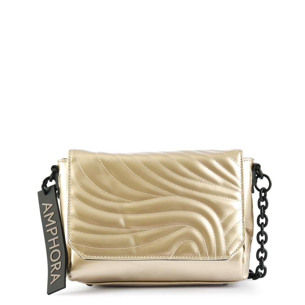 Medium Dark Gold Araki Crossbody Wallet
