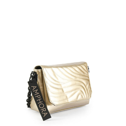 Medium Dark Gold Araki Crossbody Wallet
