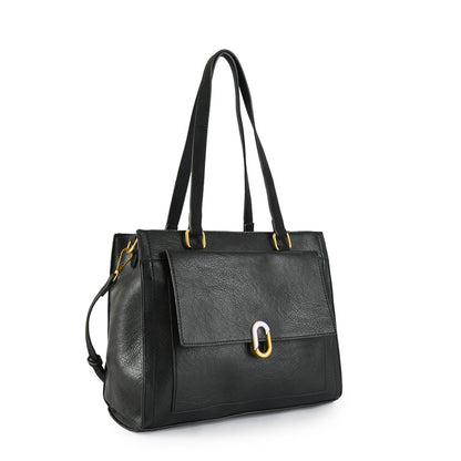 Wallet Two Handles Three divisions Medium Adelaide Black