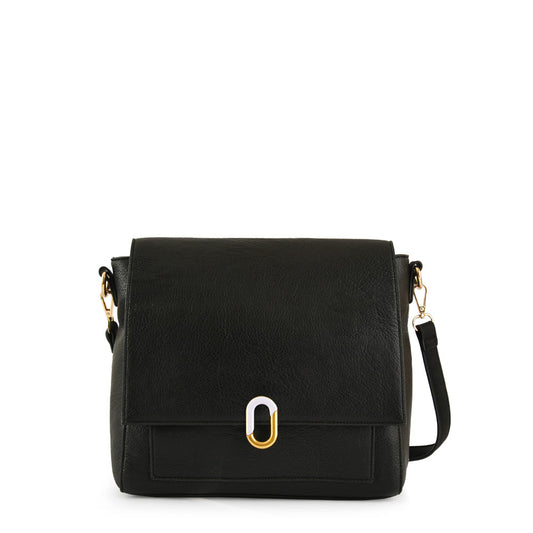 Small Adelaide Crossbody Wallet Black