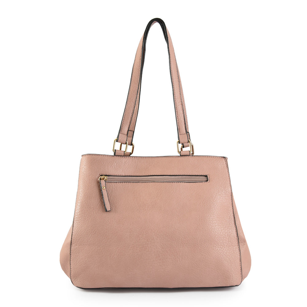 Wallet Two Handles Three divisions Medium Alice Old Pink