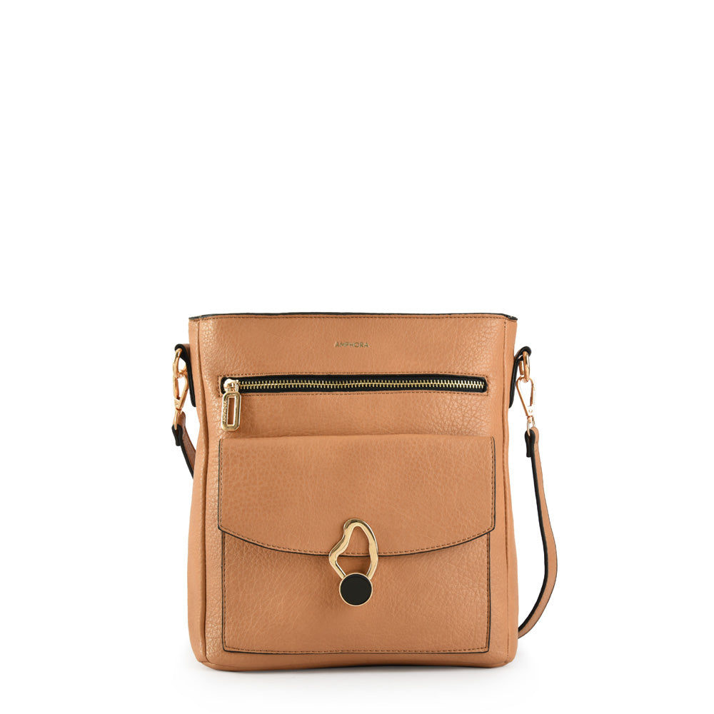 Alice Medium Shoulder Bag Dark Beige