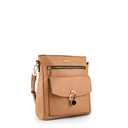 Alice Medium Shoulder Bag Dark Beige