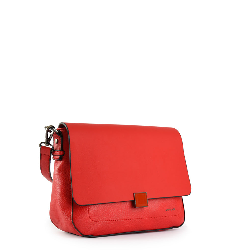 Mackay Red Small Crossbody Wallet