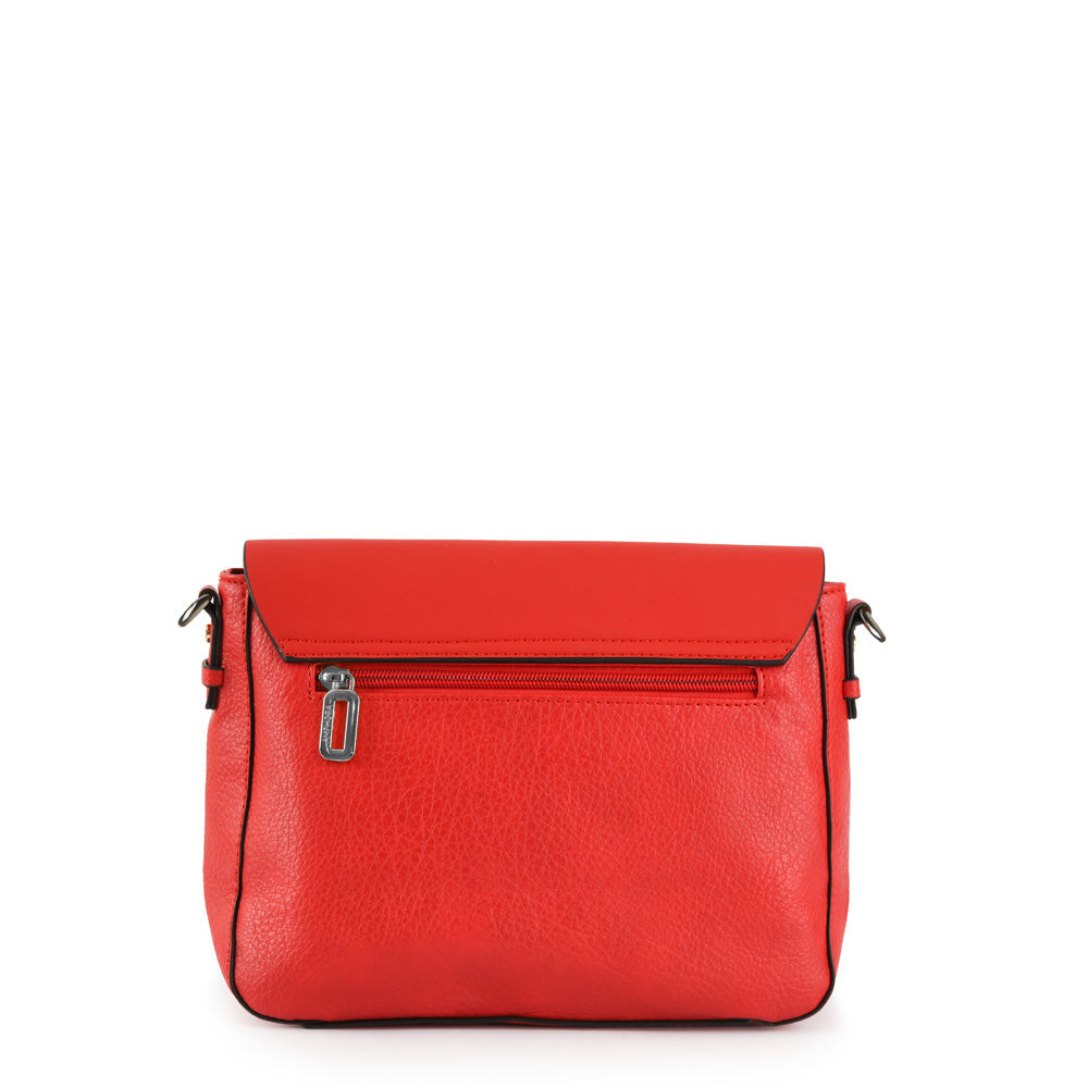 Mackay Red Small Crossbody Wallet