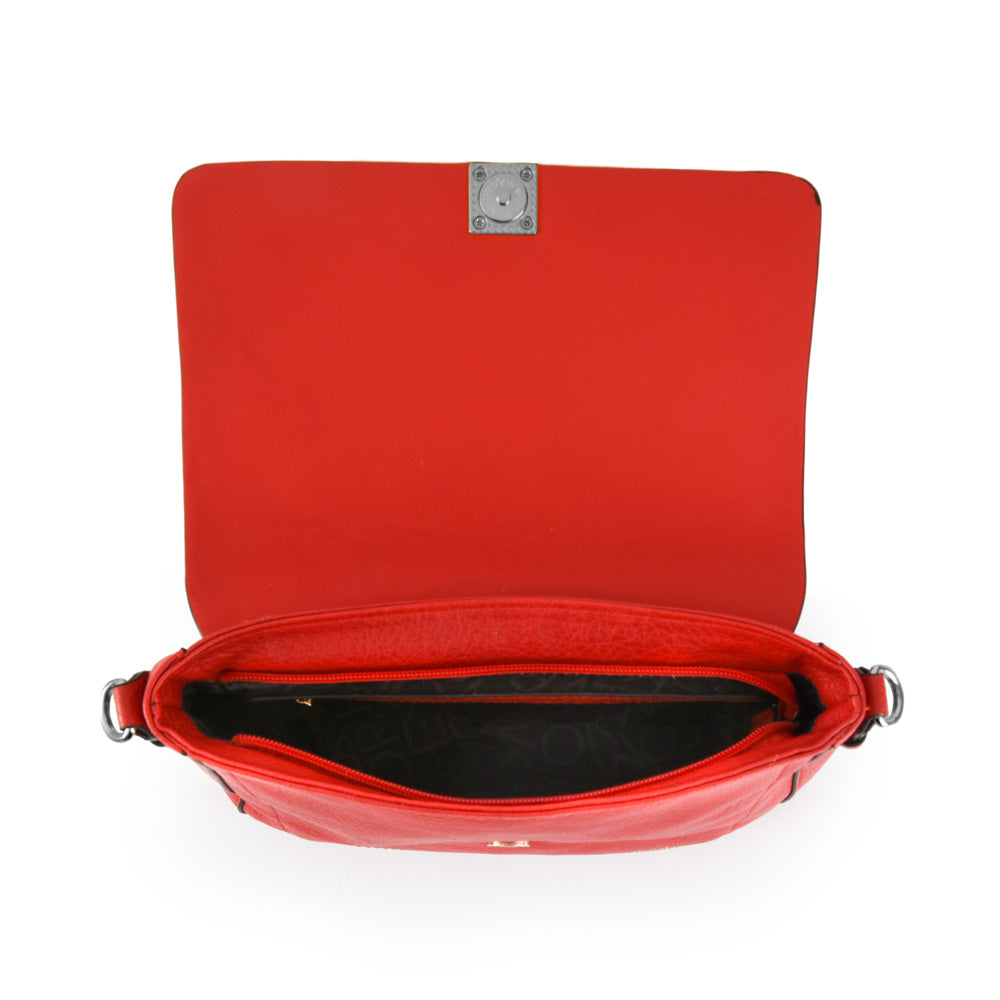 Mackay Red Small Crossbody Wallet