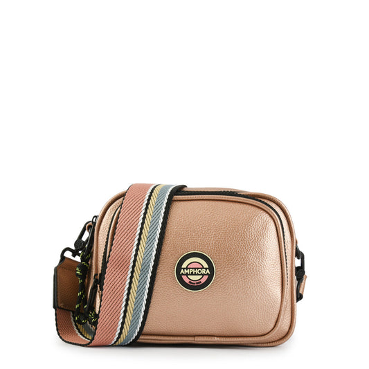 Medium Rotterdam Copper Crossbody Wallet