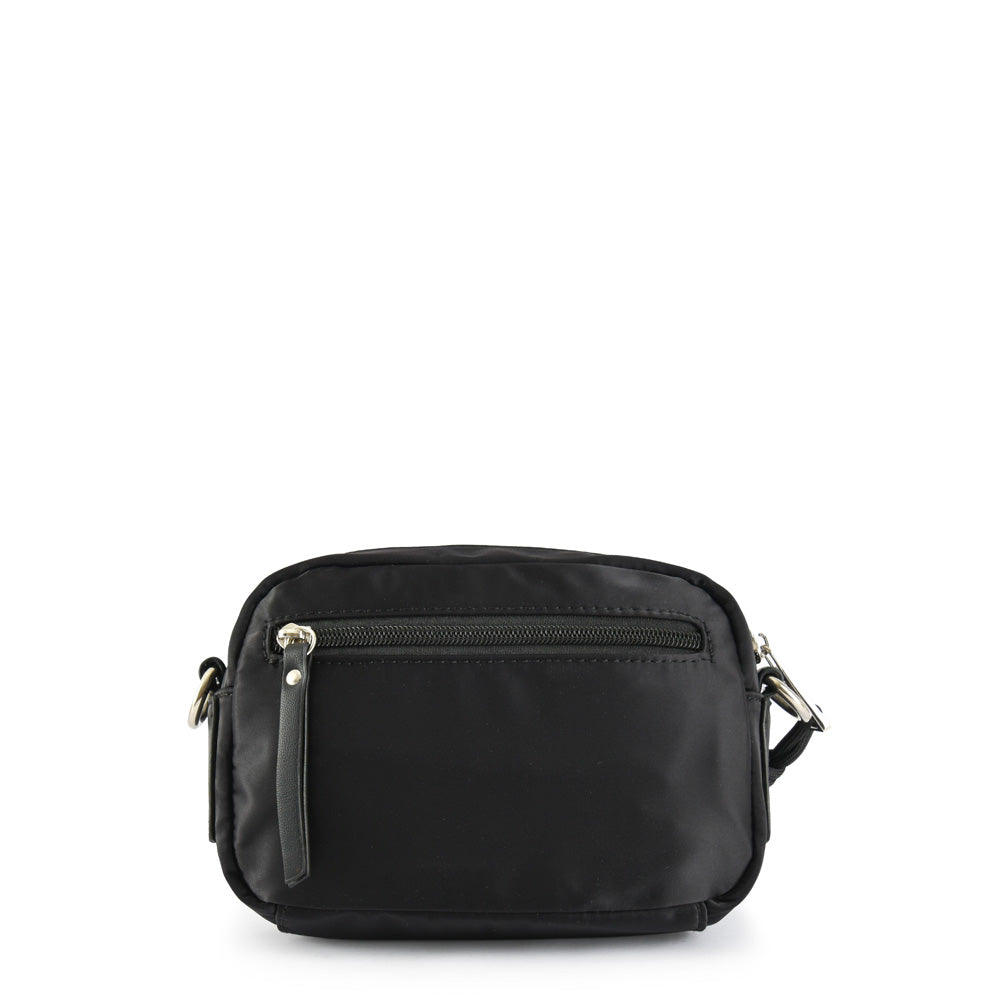Small Agnes Black Crossbody Wallet