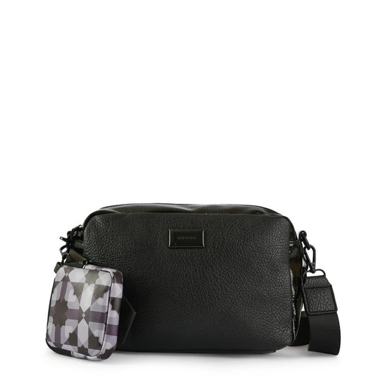 Small Portugal Crossbody Wallet Black