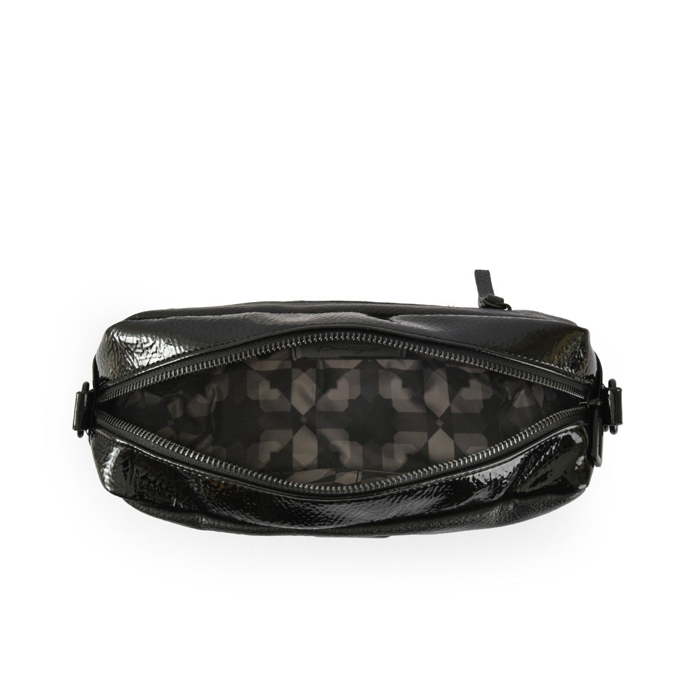 Small Portugal Crossbody Wallet Black