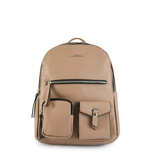 Poland taupe medium backpack