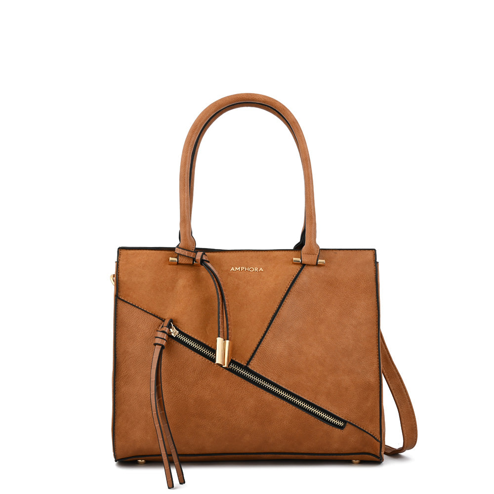 Wallet Two Handles Three medium divisions Katya camel