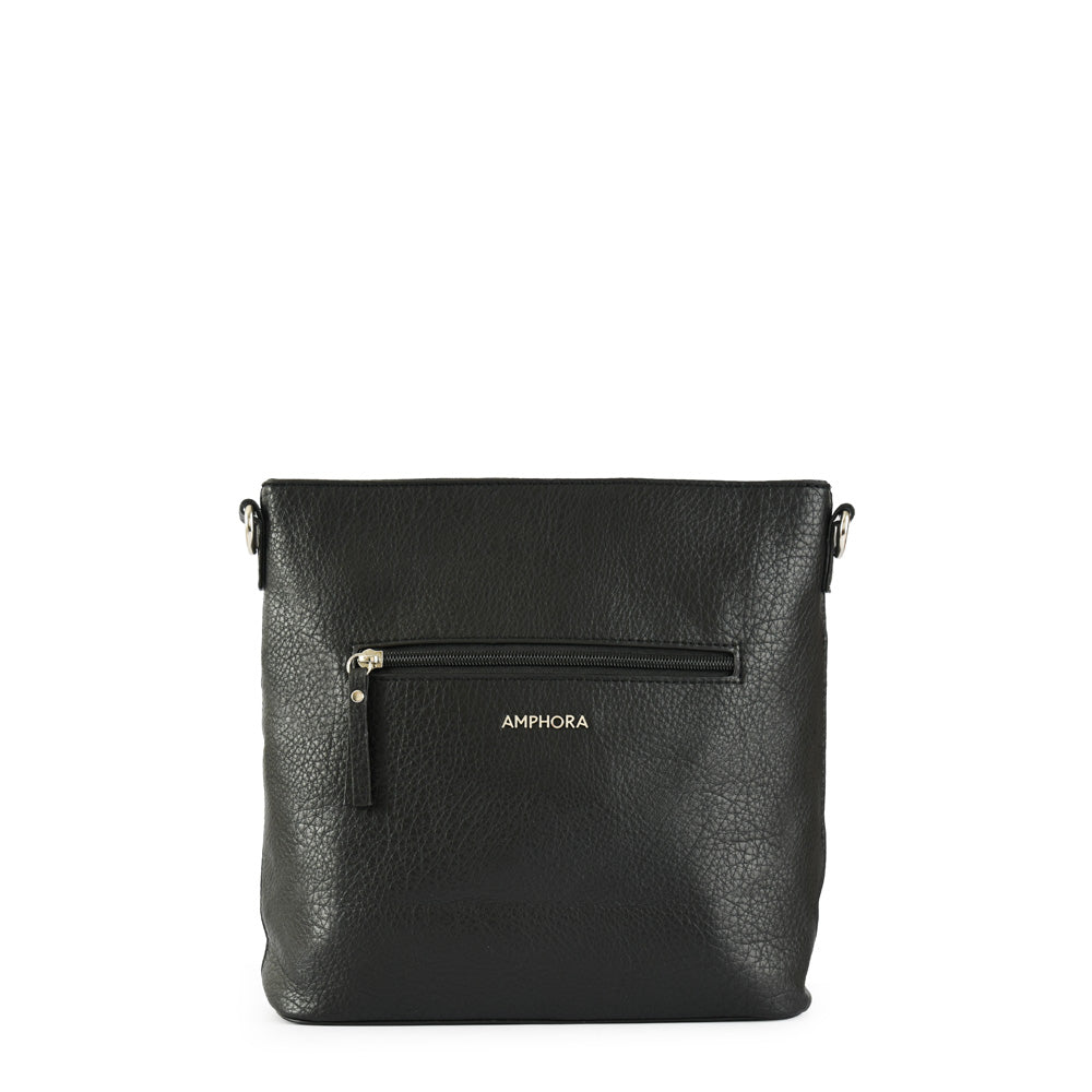 Cicilia medium black crossbody wallet