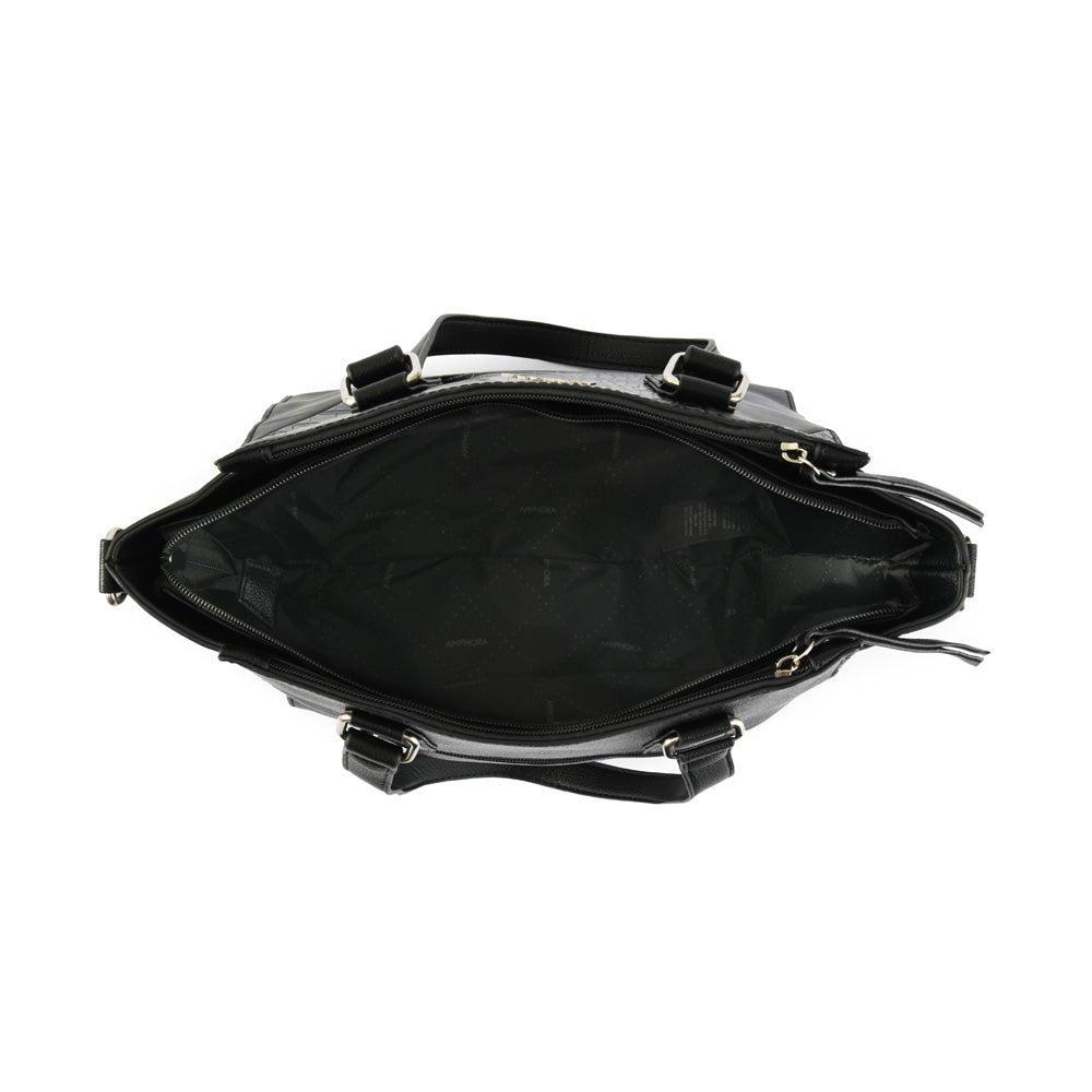 Wallet Two Handles Three medium divisions ezely black
