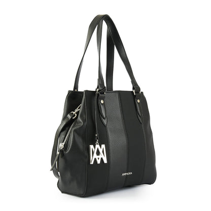 Wallet Two Handles Three divisions medium sabrina black
