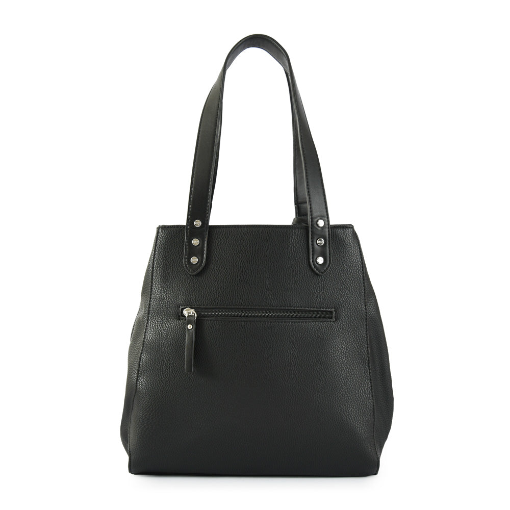 Wallet Two Handles Three divisions medium sabrina black