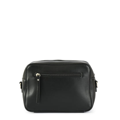 Small black Asia crossbody wallet