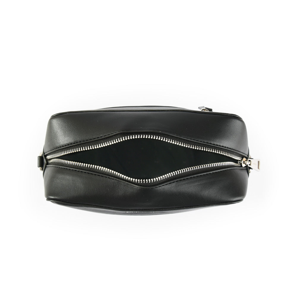 Small black Asia crossbody wallet