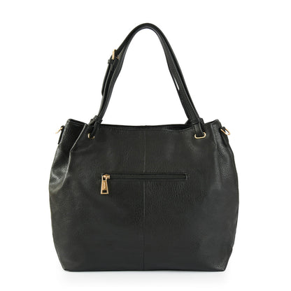 Deryn black large two handle wallet