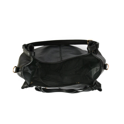 Deryn black large two handle wallet