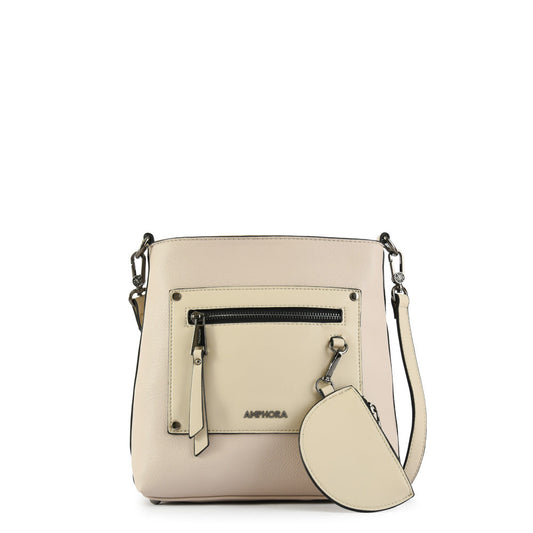 Medium ecru white youri crossbody bag