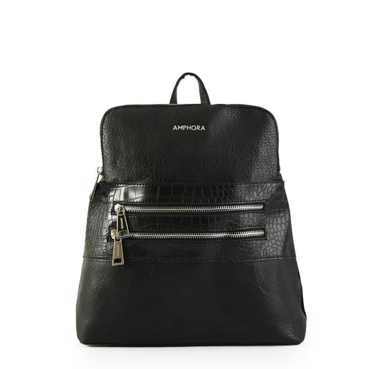 Medium Erin Black Backpack