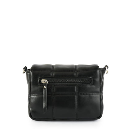 Small black meli crossbody wallet