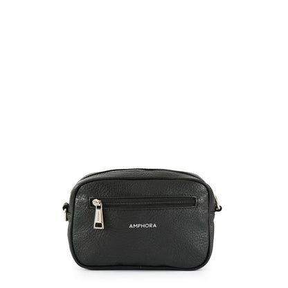 Small black demir crossbody wallet
