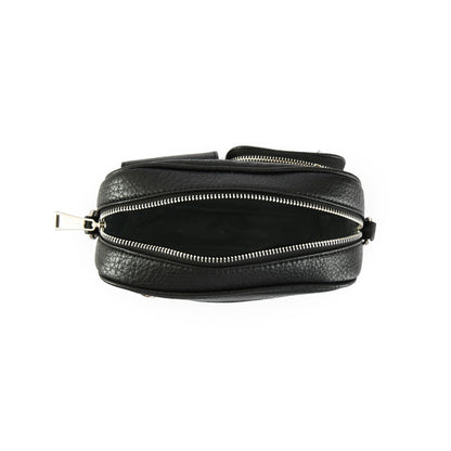 Small black demir crossbody wallet