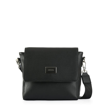 Small black kiraz crossbody wallet