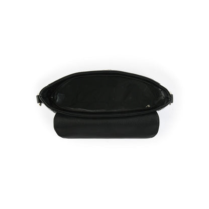 Small black kiraz crossbody wallet