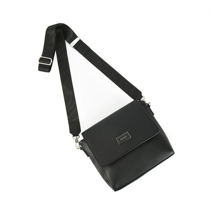 Small black kiraz crossbody wallet