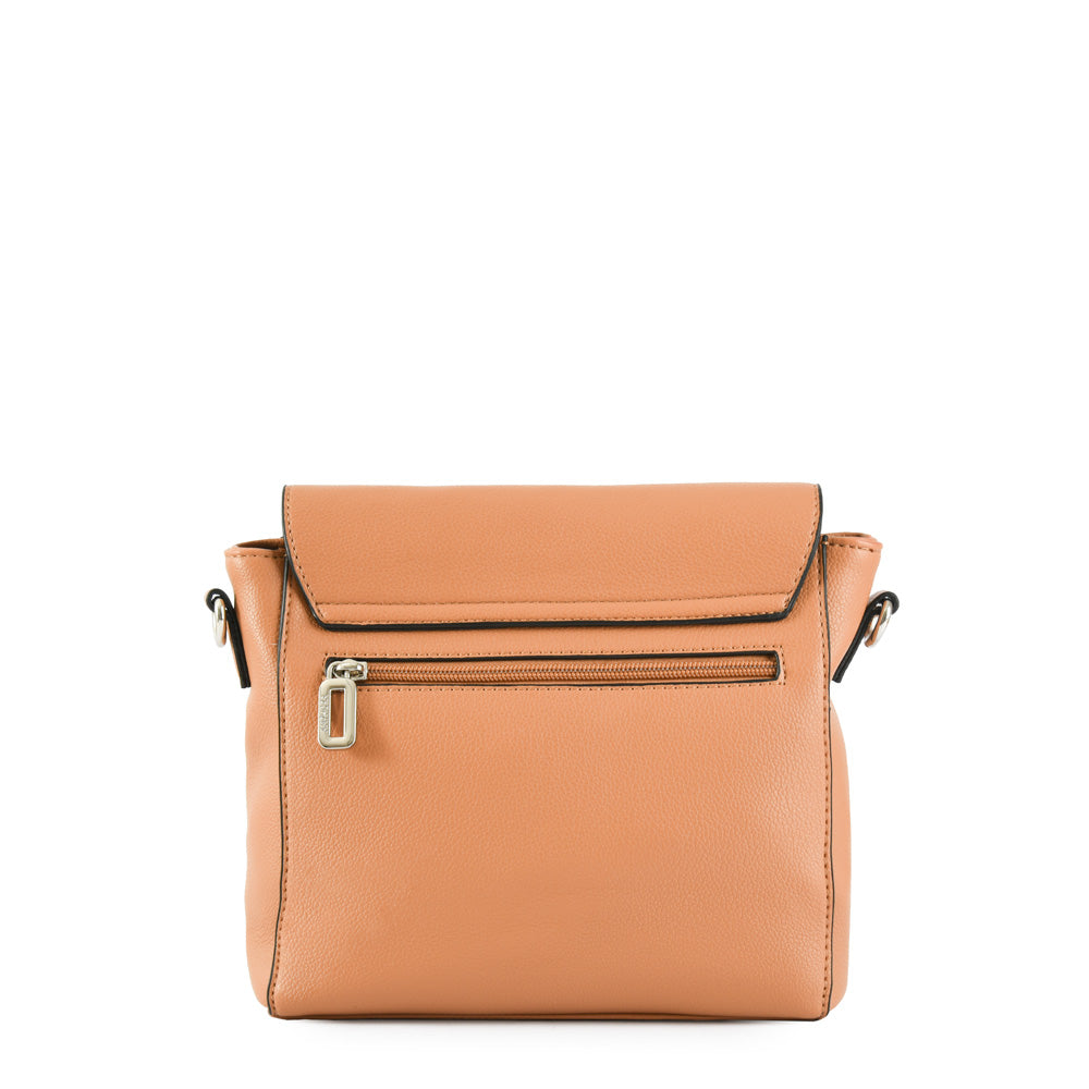 Kiraz camel small crossbody wallet