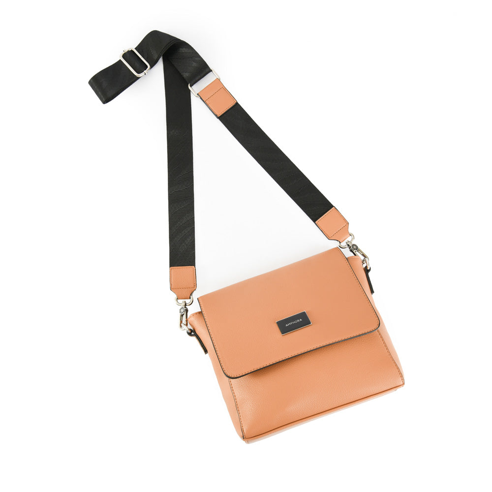 Kiraz camel small crossbody wallet