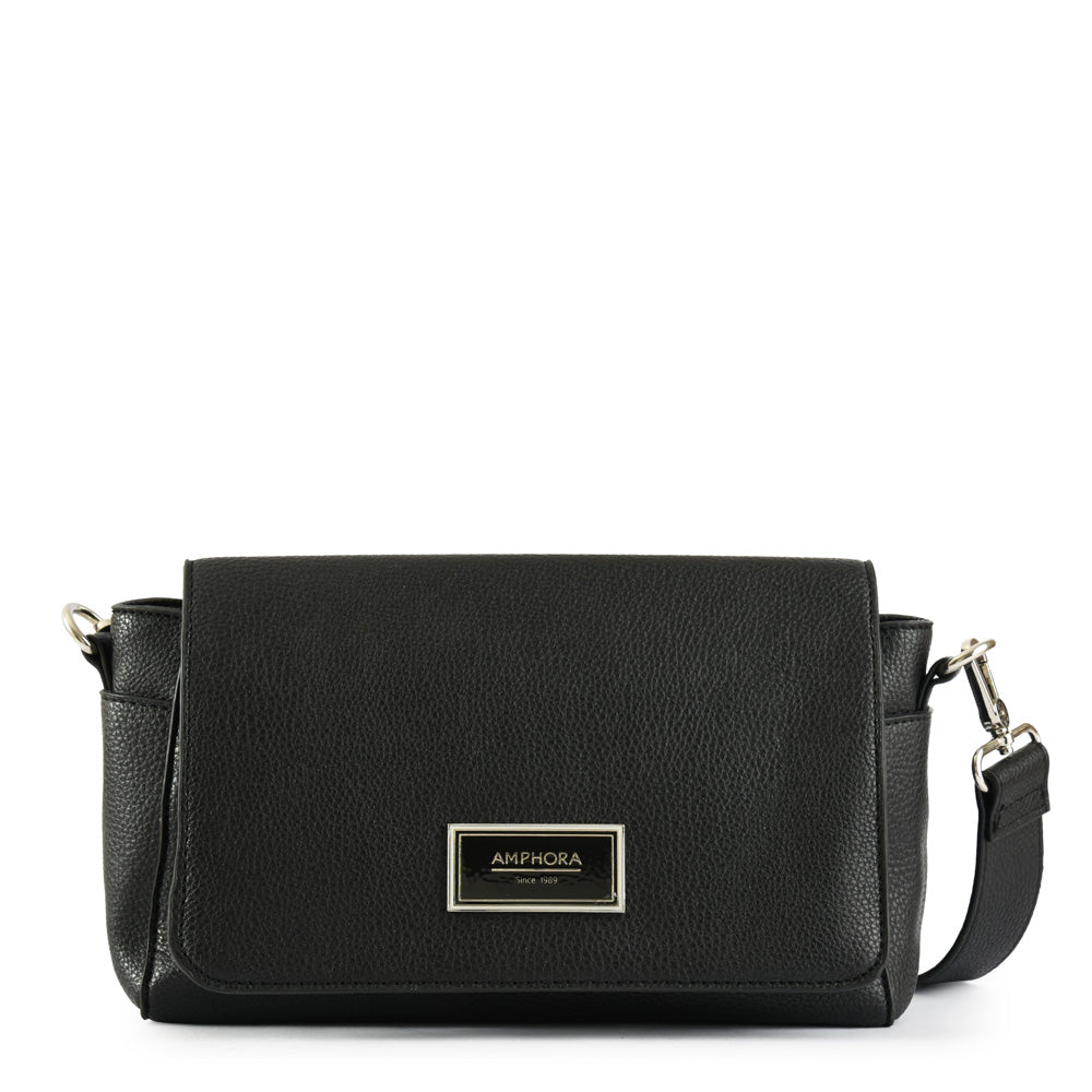 Small black sable shoulder bag