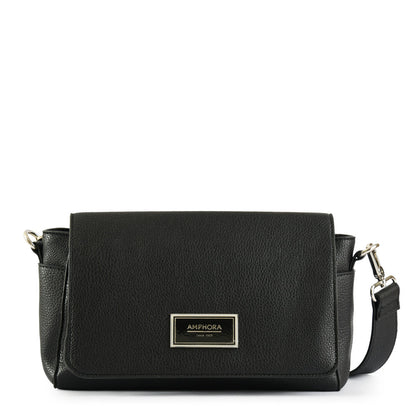 Small black sable shoulder bag