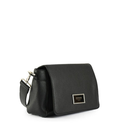 Small black sable shoulder bag