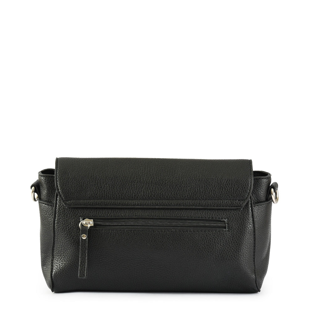 Small black sable shoulder bag